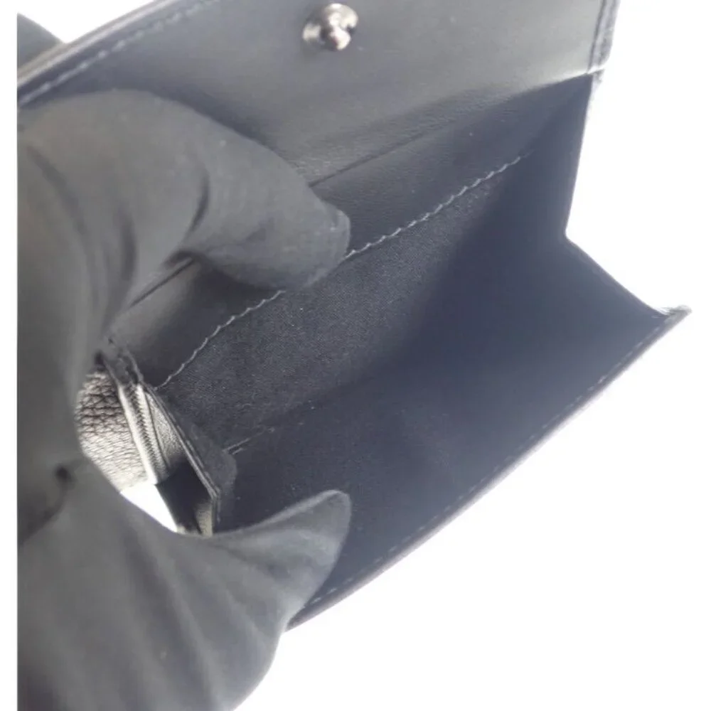 Christian Dior CD Icon Wallet 2 Cdi h00 N Bifold Wallet Grain Calf Leather - Picture 7 of 13
